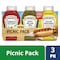 Heinz Heinz Ketchup Relish & Mustard Picnic Pack 3.375lbs, PK4 10013000009864 - alternate 2